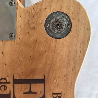 Electric Guitar - Reclaimed Wood from Wine Crate - Semi Hollow with F Holes - T-Style - Esprit 039 image 5