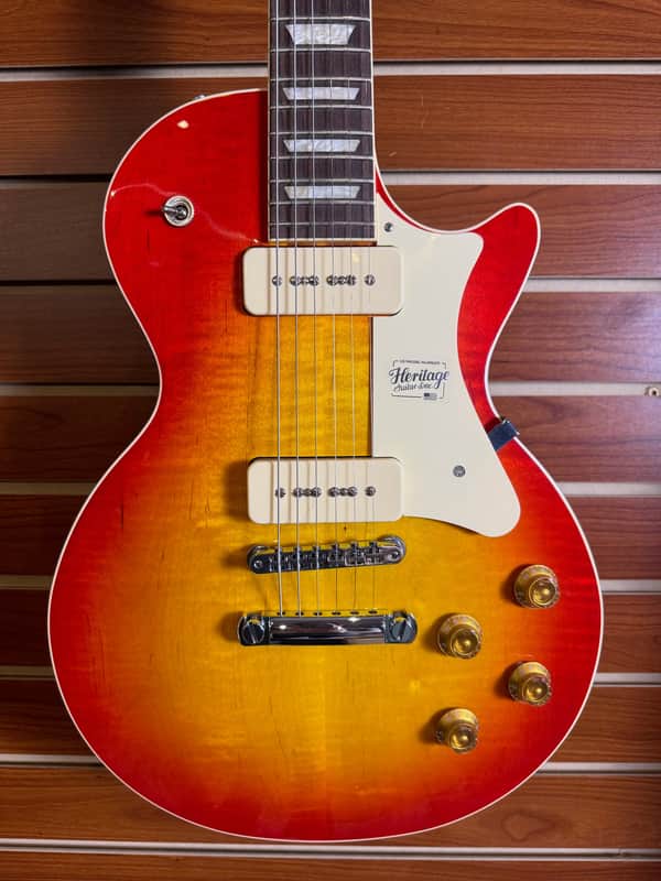 Heritage Standard Collection H-150 P90 Electric Guitar with Case, Vintage Cherry Sunburst — HRT-010114103 image 1