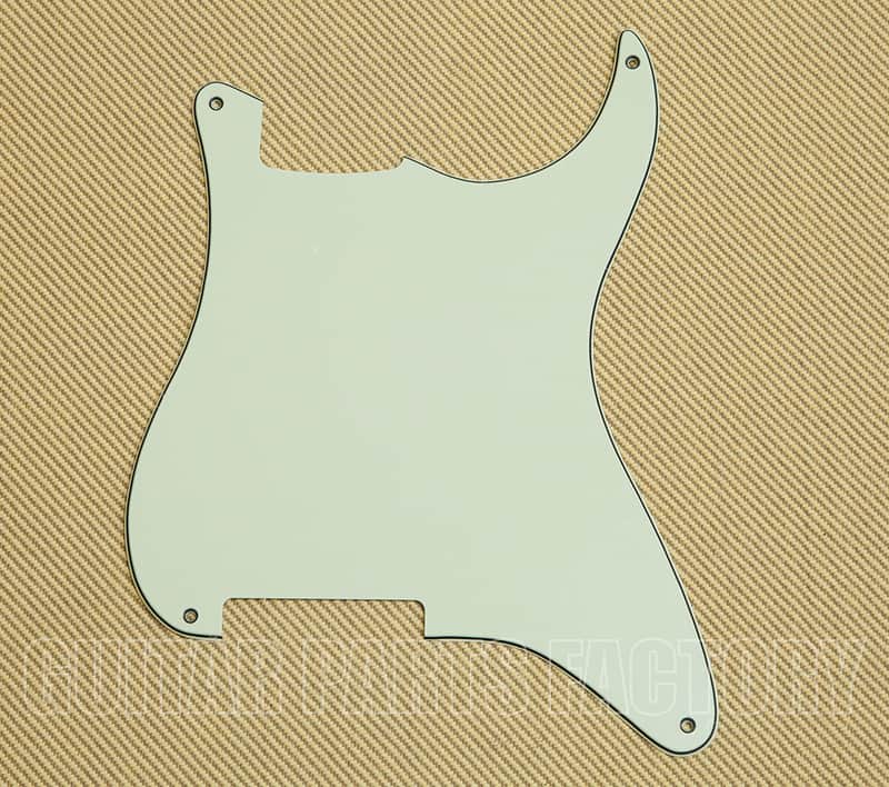PG-0992-024 Mint 3-ply Blank Outline Pickguard Fender Stratocaster/Strat image 1