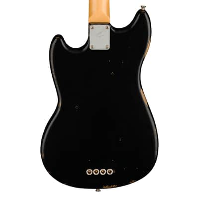 Fender JMJ Road Worn Mustang Bass - Black image 7