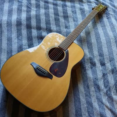 Yamaha FG700S Folk Acoustic Guitar 2010s - Natural image 2