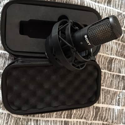 Sony C80 Large Diaphragm Cardioid Condenser Microphone 2022 - Present - Black image 4