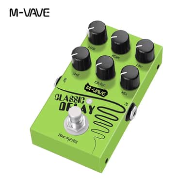 M-VAVE Analog Delay Guitar Pedal – 600ms Delay, 2-Band EQ, True Bypass, Dual Power Supply (DC/USB-C) image 3