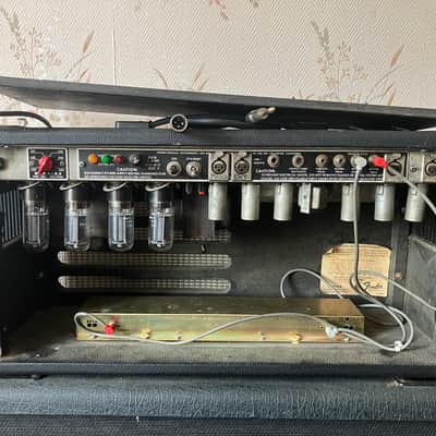 Fender Dual Showman Reverb 2-Channel 100-Watt Guitar Amp Head 1970 - 1976 - Silverface image 5