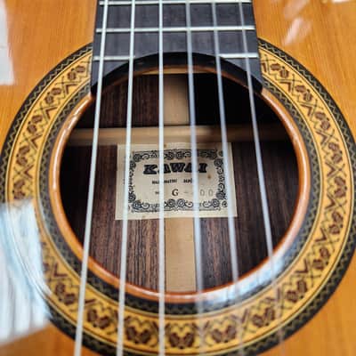 Vintage Early 1970s Kawai G-400 Classical - New Tuners & Bone Saddle w/ Original Hard Shell Case image 15