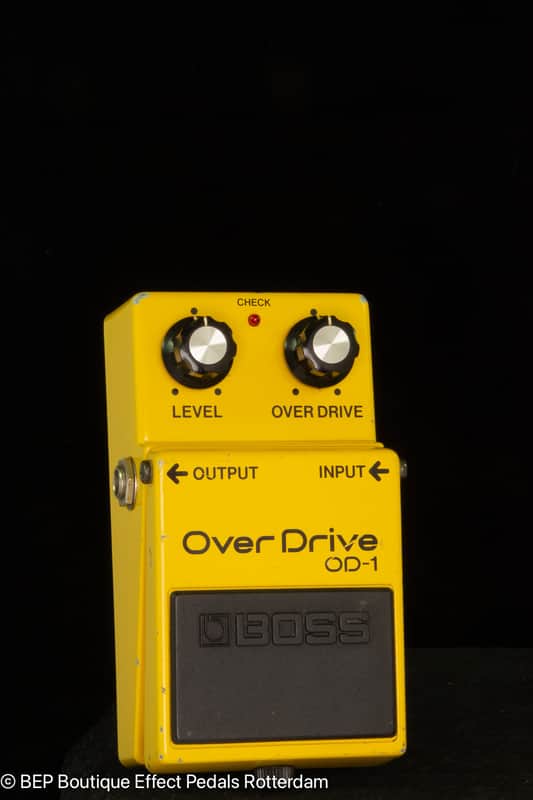 Boss OD-1 Overdrive 1986 Japan s/n 653700 with JRC4558DD op amp as used by Pete Townshend and Billy Duffy and many more .. image 1