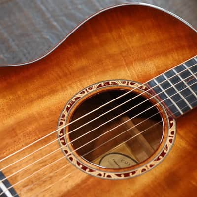 MINTY! 2019 Taylor Custom Grand Orchestra Grade-A Koa Acoustic/ Electric Guitar Shaded Edge Burst + OHSC (5906) image 7
