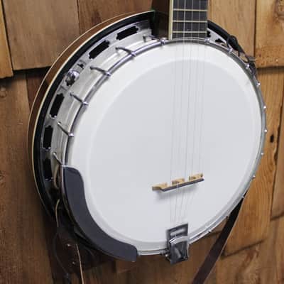 1980s Iida Model 229 5-string Banjo w/ Hardshell case imagen 6