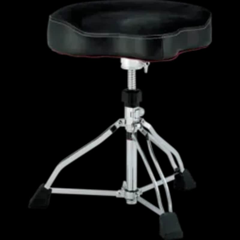 Tama HT530BCN 1st Chair Glide Rider Throne, Black Cloth image 1