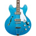 Epiphone Casino Worn Hollowbody Electric Guitar, Worn Blue Denim