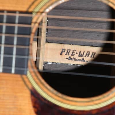 Pre-war Guitars Co. HD 28 Brazilian Rosewood 2016 Natural Level 2 distressed Left handed LH Lefty image 12