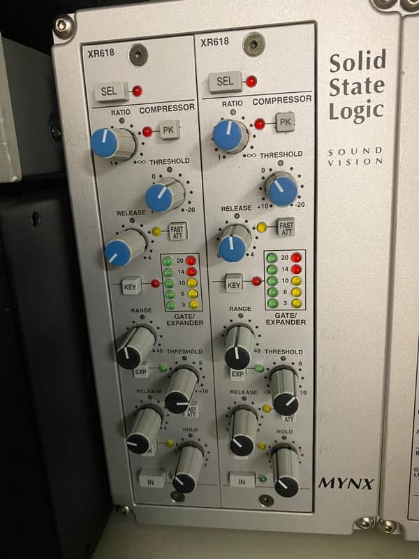 Solid State Logic Mynx Rack and 2 XR618 image 1