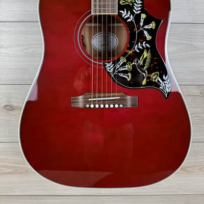 Gibson Acoustic Hummingbird Standard Acoustic-electric Guitar - Wine Red image 1