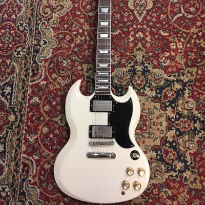 Epiphone SG type 61' 2006 - Olympic white Made In Japan (open book) image 2