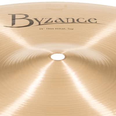 Immagine Meinl Byzance Traditional Thin Hi Hat Cymbals 14" - 3