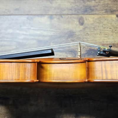 2004 |ROM| Adj & Upgr Gliga Genial 3/4 Violin | Flamed Back | Dominant Strings | Brazilwood Bow image 3