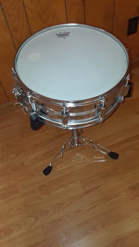 Rogers 1960's Era 5" x 14" Dynasonic 5 Line COB Snare Drum image 1