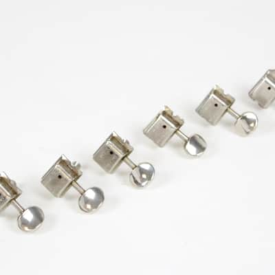1964 1965 1966 Fender Kluson Deluxe Double Line Tuners Jaguar/Jazzmaster/Stratocaster ~NICKEL~ Pre-CBS 1960s USA image 1