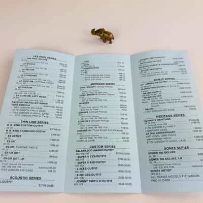 Gibson Suggested Retail Price List Foldout (Effective June 15, 1983) image 3