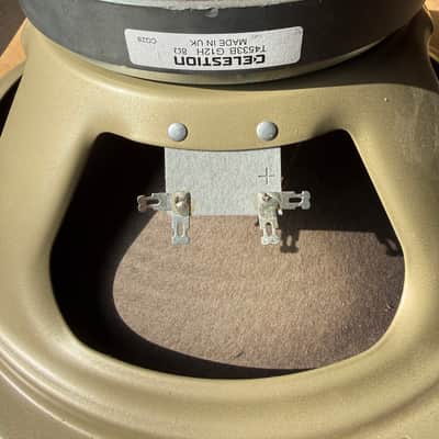 Celestion G12H 70th Anniversary Special Edition 12" 30-Watt 16ohm Guitar Amp Speaker 2020s - Gold image 3