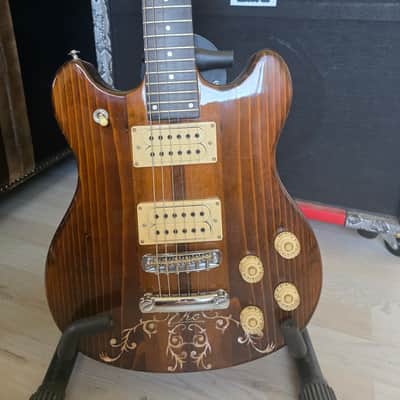 Eko M-20 Custom DC Roberto Brandoni M20 Guitar - Vintage 70s DiMarzio Creme Super Distortion Humbucker Pickups image 4