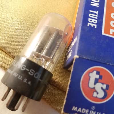 Tung-Sol 6SN7GT tNOS AT1000 TESTED Balanced! PI Vacuum Tube T3 mouse ears dual triode 1950-1952