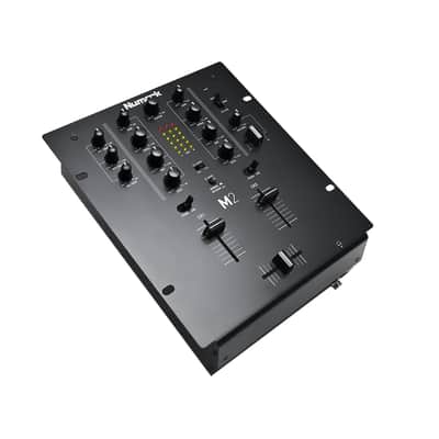 Numark M2 Black 2-Channel 10" Professional DJ Mixer - Black image 2