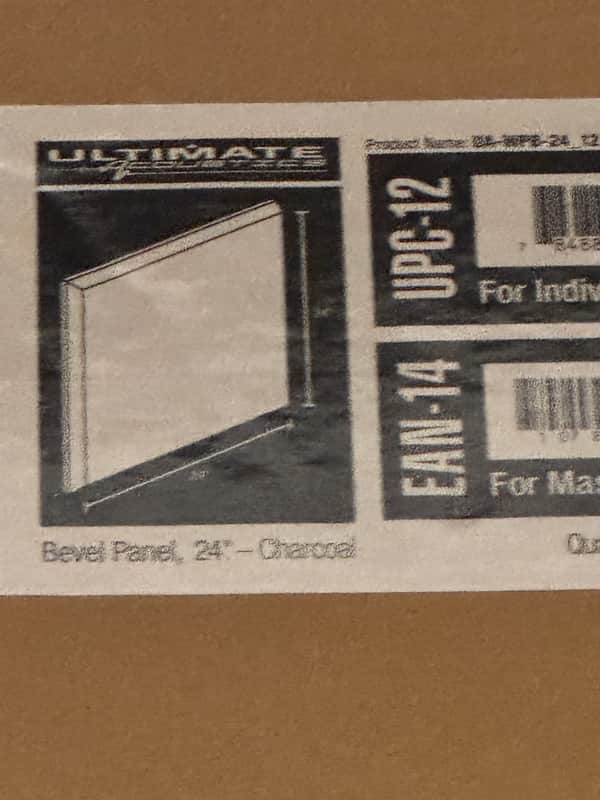 New Studio Wall Panels - Ultimate Support UA-WPB-24_12 BEVEL STUDIO WALL PANELS, SOUND PROOFING(12) image 1
