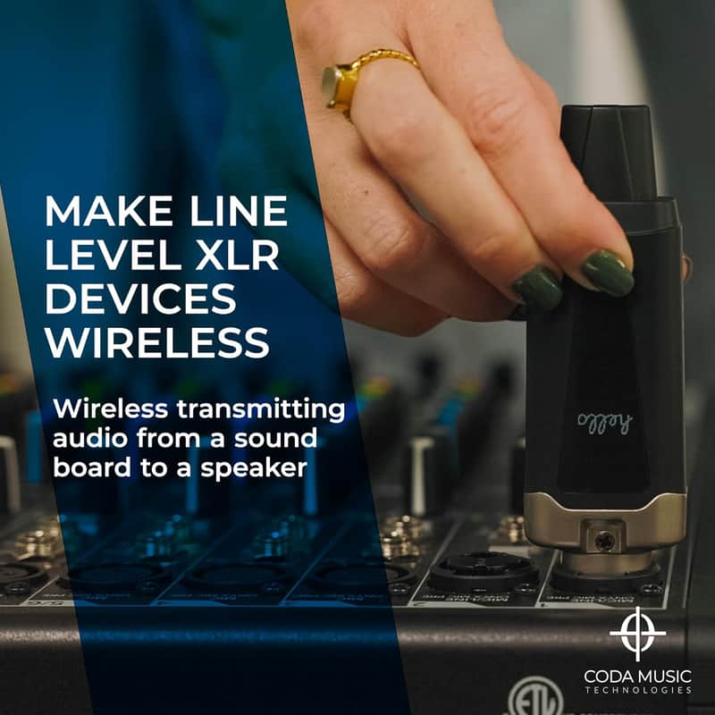 Coda Music Airsync Wireless XLR Transmitter & Receiver - Thumbnail 5