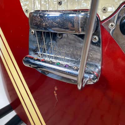 Fender Mustang Guitar with Rosewood Fretboard 1969 - 1973 - Competition Red image 3