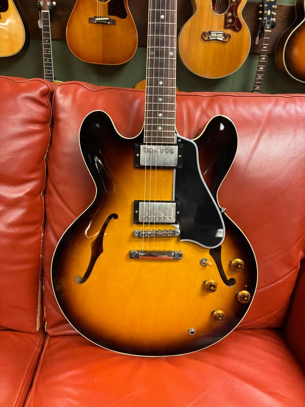 2014 Gibson Custom Shop '59 ES-335 Dot Reissue Vintage Sunburst image 1