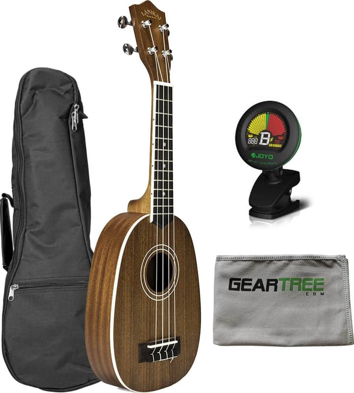 Lanikai MA-P Mahogany Pineapple Ukulele w/ Gig Bag, Cloth, and Tuner image 1