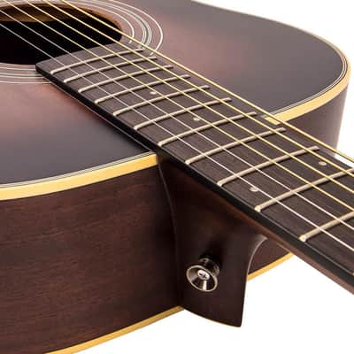 Vintage V300 Acoustic Folk Guitar ~ Antiqued image 8