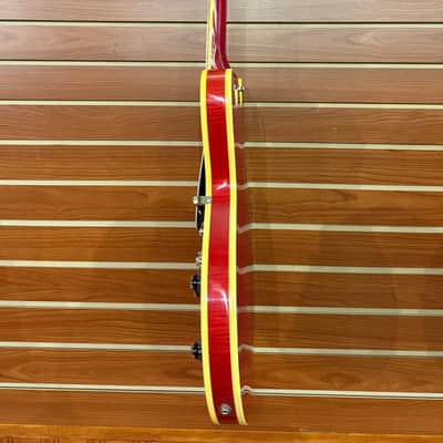 Heritage Custom Shop Core Collection H-535 Electric Guitar with Case, Trans Cherry — HRT-011113111 image 9