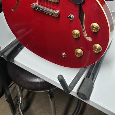 Burny RSA-70 CR Hollow Body Cherry Electric Guitar image 2