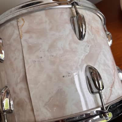 Vintage 1970s Slingerland 9x13 Tom Drum Vertigo Grey Niles Badge image 6