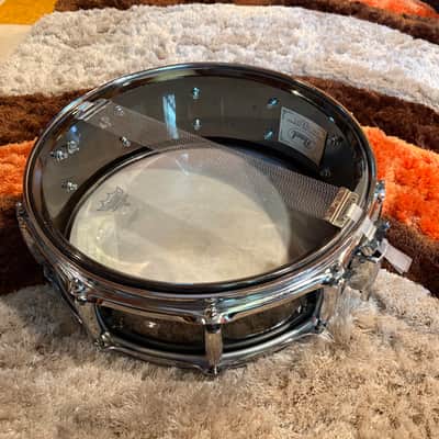 Pearl CS1450 Chad Smith Signature 14x5" Steel Snare Drum 2010s - Black Nickel image 6