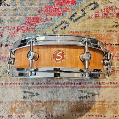 Sugar Percussion 14x4" Cherry Stave Shell Snare image 2