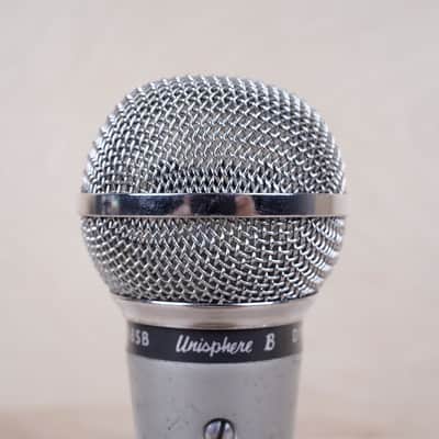 Shure Unisphere B 588SB Dynamic Microphone 1970s Silver Vintage Mic image 2