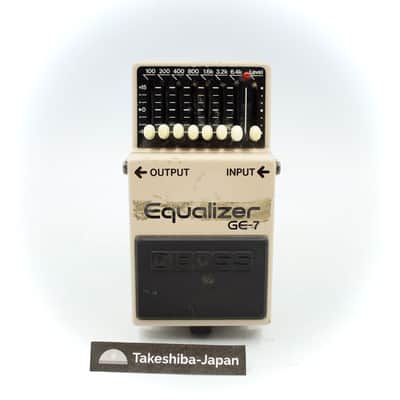 Boss GE-7 Equalizer 1987 Made in Japan ACA Vintage Guitar Effect Pedal 855830 image 1