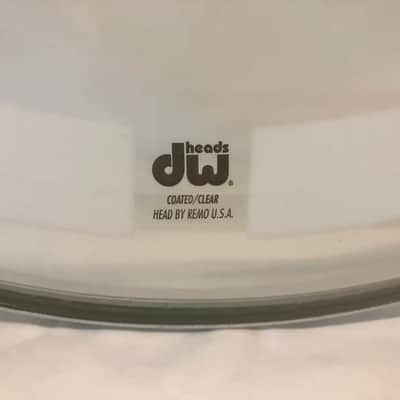REMO 20" Coated Clear Bass drum head - coated DW Logo image 2