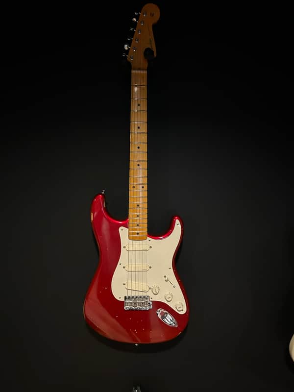 Fender Eric Johnson 57 Strat-David Gilmour setup mid 90s? - Candy Apple Red image 1