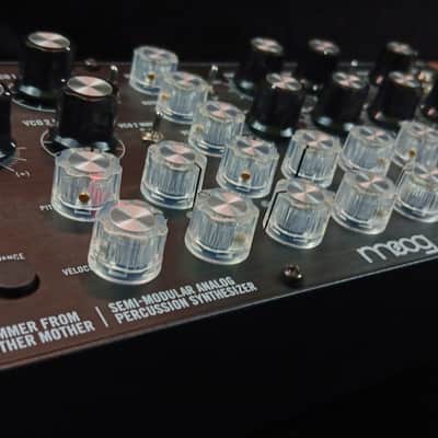 19-Piece Moog-Inspired Aftermarket DFAM Knob Kit New Production - Clear/Aluminum image 19