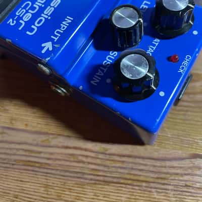 Boss CS-2 Compression Sustainer (Black Label) 1981 - 1986 - Blue image 8