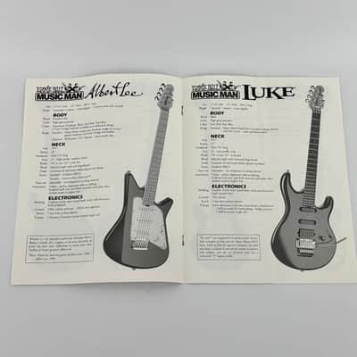 1996 Ernie Ball MUSIC MAN Specifications Catalog [1ST Year AXIS Case Candy] image 5