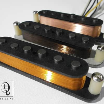 Stratocaster Guitar Pickups SET Hand Wound David Gilmour Black Strat Clones 1979 A5 Q pickups Pink Floyd image 1
