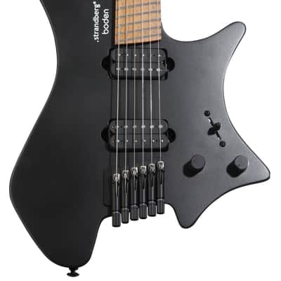 Strandberg Boden Standard N2.6 Electric Guitar - Black Satin Metallic image 3