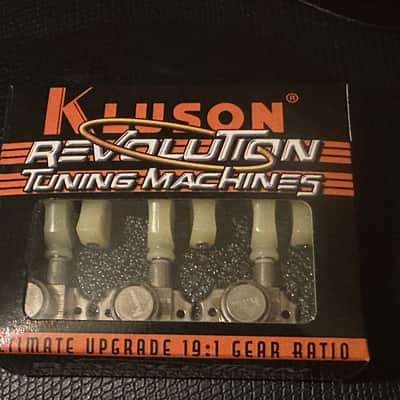 Kluson Locking Revolution Nickel 19:1 tuners 3+3 Gibson image 1