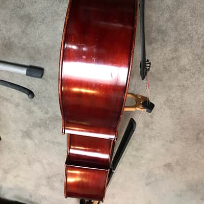 San Diego Violins Cello STV 1015 Full Size Early 2000’s - European stain image 12