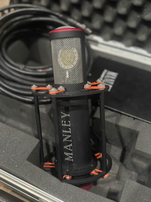 Manley Labs Reference Cardioid Large Diaphragm Tube Condenser Microphone 2010s - Black image 1